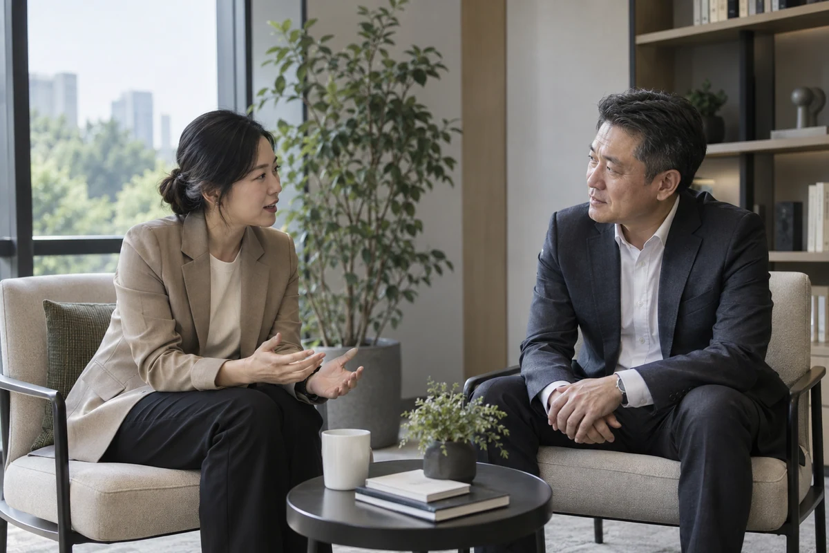 ภาพประกอบที่สร้างด้วย AI ของกระบวนการสรรหา